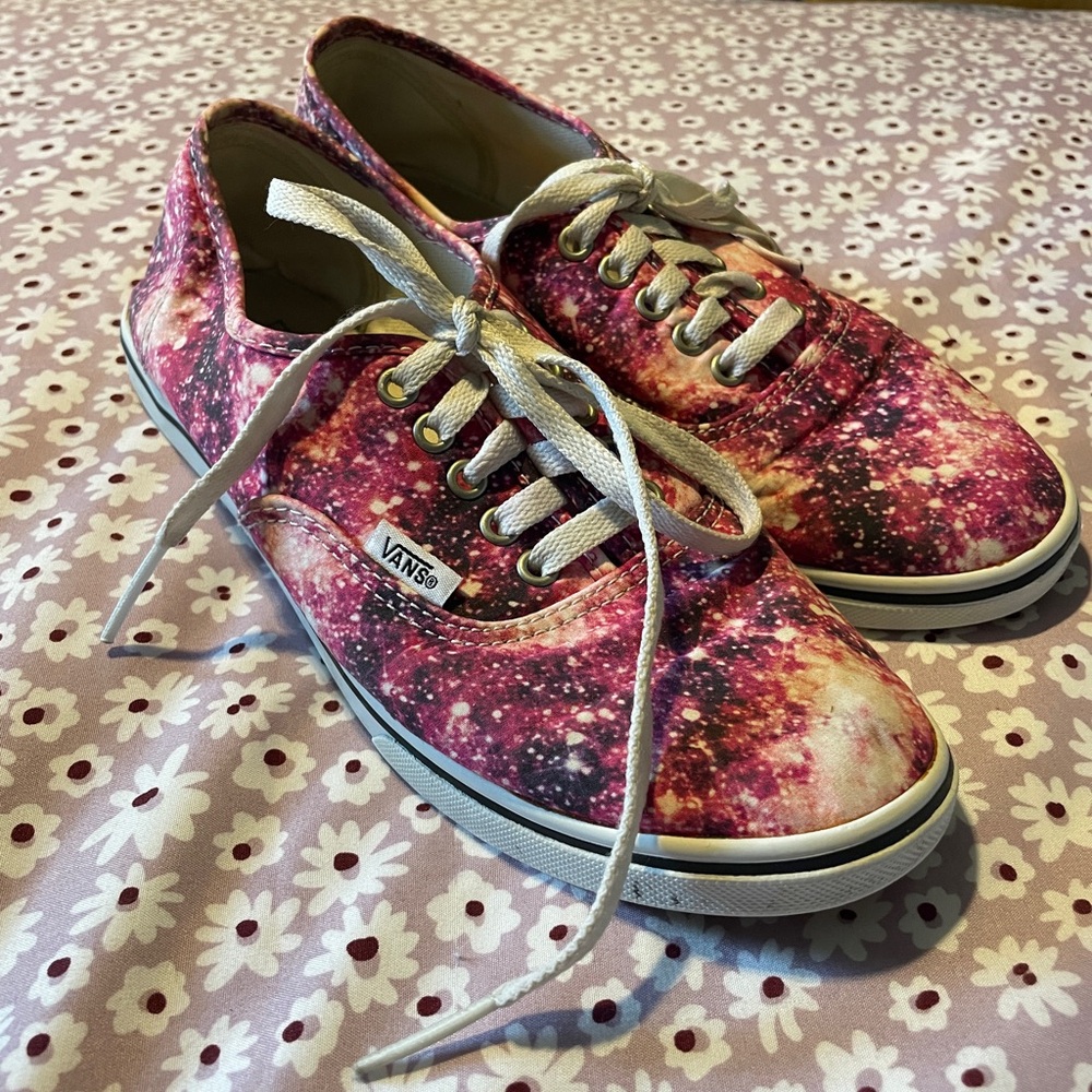Vans Pink Galaxy Women’s Authentics